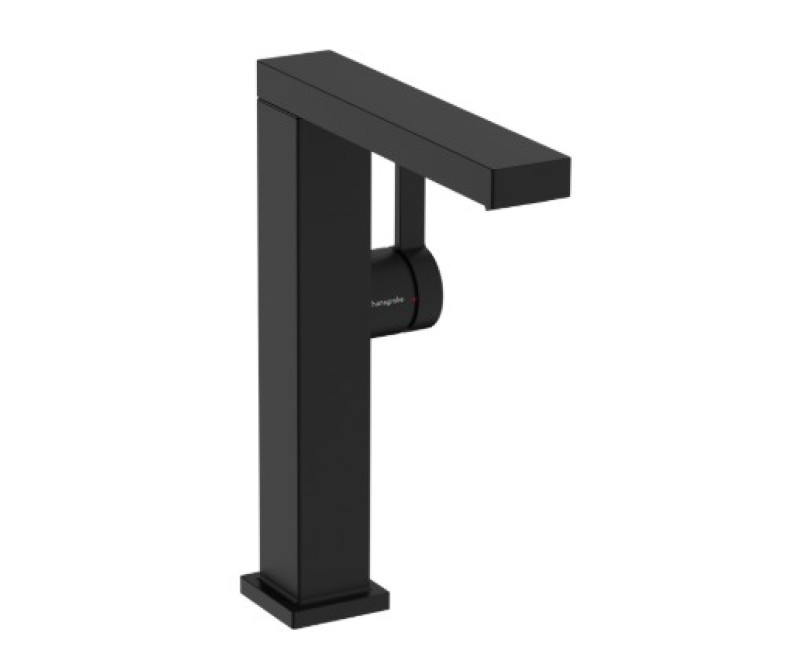 Hansgrohe Tecturis E 210 Fine CoolStart EcoSmart+ praustuvo maišytuvas su push-open išleidimu ir sukamu antgaliu 73060670 Juodas Matinis