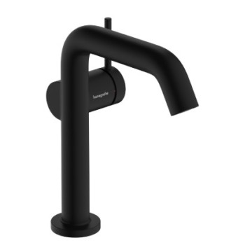 Смеситель для раковины Hansgrohe Tecturis S 150 Fine CoolStart EcoSmart+ с push-open клапаном 73340670 Melns Matēts