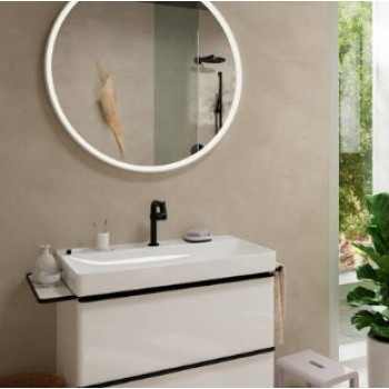 Vannas istabas izlietnes maisītājs Hansgrohe Tecturis S 150 Fine CoolStart EcoSmart+ .73341670 Melns matēts