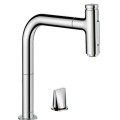 Virtuves maisītājs Hansgrohe Metris Select M71 200 2j izvelkamu galvu sBox 73818000 Hromēts