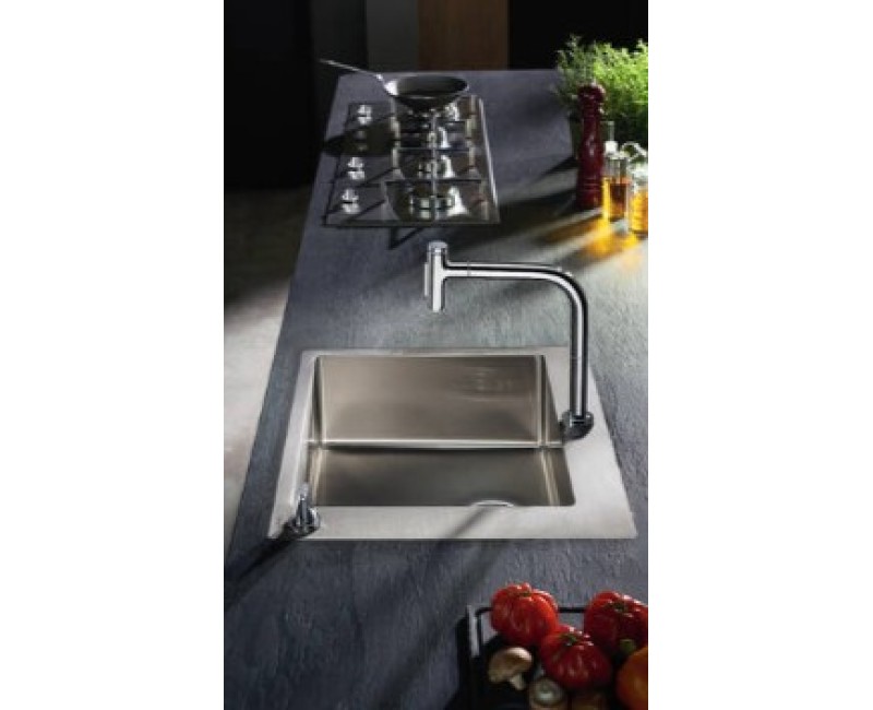 Virtuves maisītājs Hansgrohe Metris Select M71 200 2j izvelkamu galvu sBox 73818000 Hromēts