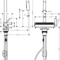 Virtuves maisītājs Hansgrohe  Aquno Sel M81 KM 170 3j izvelkamu galvu 73837800 Stainless Steel Finish