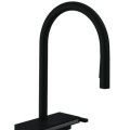 Virtuves maisītājs Hansgrohe  Aquno Select M81 170 3j izvelkamu galvu 73837670 Melns Matēts