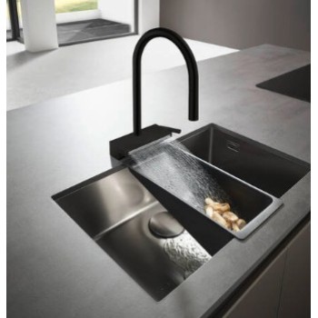 Смеситель для кухни Hansgrohe Aquno Select M81 170 3-позиционный выдвижной излив 73837670 Черный матовый