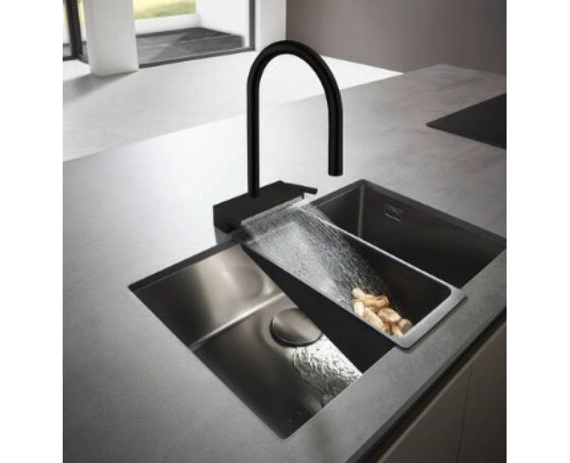 Virtuves maisītājs Hansgrohe  Aquno Select M81 170 3j izvelkamu galvu 73837670 Melns Matēts