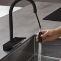 Virtuves maisītājs Hansgrohe  Aquno Select M81 170 3j izvelkamu galvu 73837670 Melns Matēts