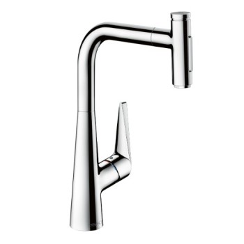 Virtuves Izlietnes Maisītājs Hansgrohe Talis Select M51 300 2j izvelkamu galvu sBox  73867000 Hromēts