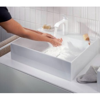 Vannas istabas izlietnes maisītājs Hansgrohe Vivenis 110 75022700 Balts Matēts