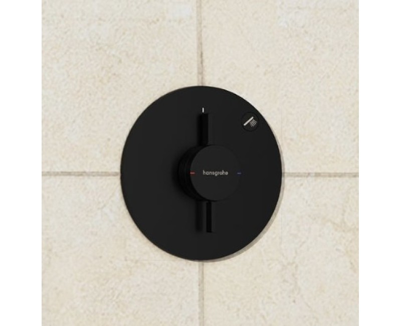 Dušas maisītājs Hansgrohe DuoTurn S iebūvējams Melns Matēts 75618670