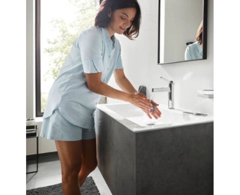 Смеситель для раковины Hansgrohe Finoris 110 CoolStart c pop up клапаном 76024000 хром