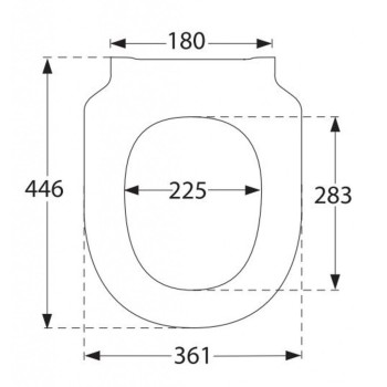 Poda vāks Villeroy & Boch Subway 3.0 ar SoftClose+QuickRelease Balts 8M42S101