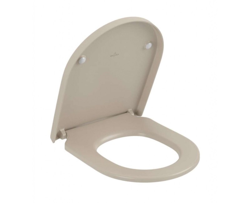 Poda vāks Villeroy & Boch Subway 3.0 SoftClose, QuickRelease Mandeļu krāsa 8M42S1AM