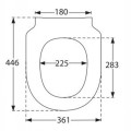 Poda vāks Villeroy & Boch Subway 3.0 SoftClose, QuickRelease Mandeļu krāsa 8M42S1AM