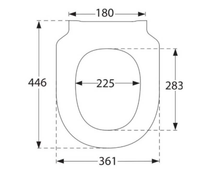 Poda vāks Villeroy & Boch Subway 3.0 SoftClose, QuickRelease Melns 8M42S1R7