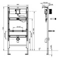 Iebūvējamais rāmis pisuāram Villeroy & Boch ViConnect  92198900
