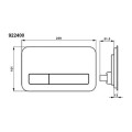 Кнопка для встраиваемой рамки Villeroy & Boch ViConnect M200, черная 922400RB