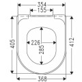 Poda vāks Villeroy & Boch O.novo, Balts 9M406101