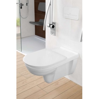 Кришка для унитаза Villeroy & Boch ViCare Compact, белое 9M676101