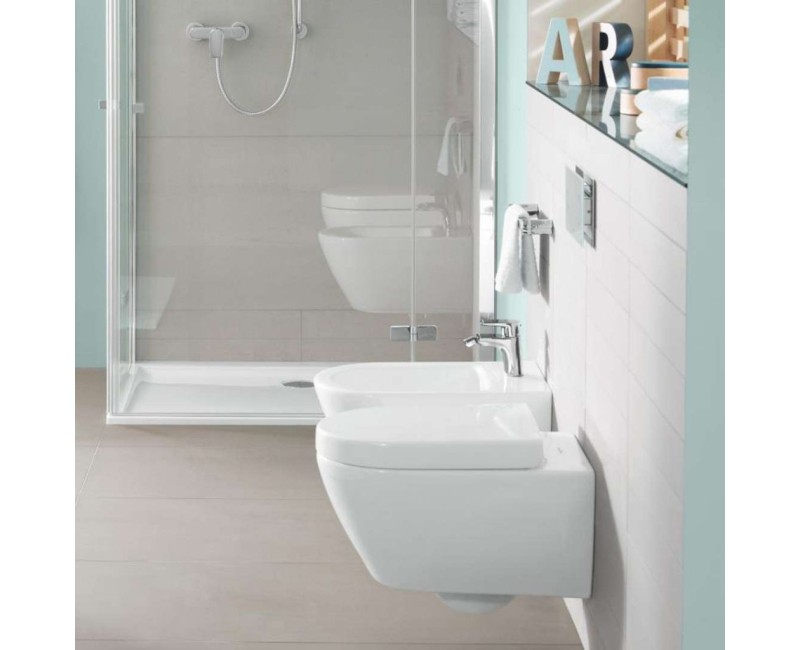 Poda vāks Villeroy & Boch Subway 2.0 QuickRelease Balts 9M68Q101