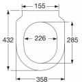 Кришка для унитаза Villeroy & Boch Architectura SoftClosing, QuickRelease, белое 9M70S101