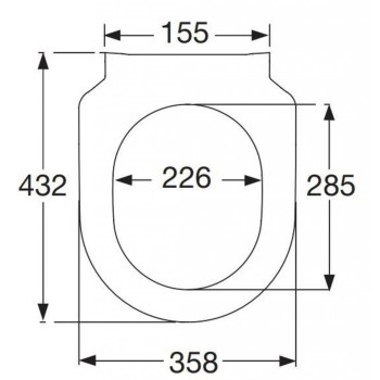 Кришка для унитаза Villeroy & Boch Architectura SoftClosing, QuickRelease, белое 9M70S101