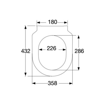 Poda vāks Villeroy & Boch Subway 2.0 SlimSeat, ar SoftClose+QuickRelease Pergamon  9M78S1R3