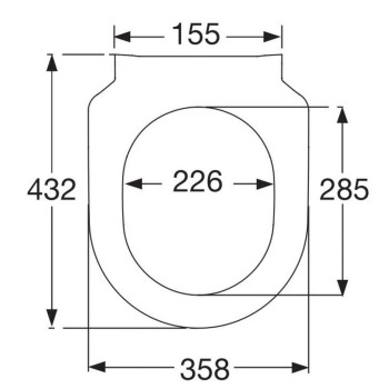 Poda vāks  Villeroy & Boch Avento Slim, Soft Close/QR, balts