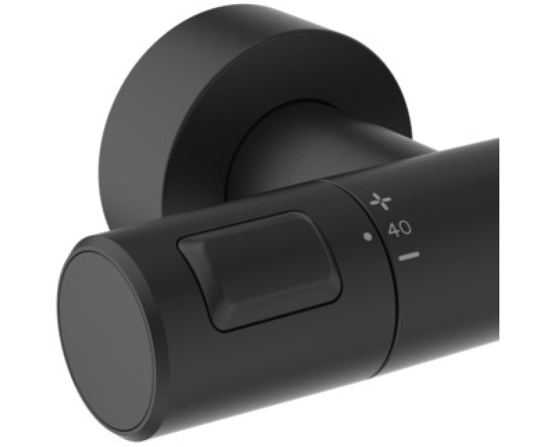 Dušas sistēma Ideal Standard Ceratherm T25+ ar Termostatu Melna matēts A7210XG