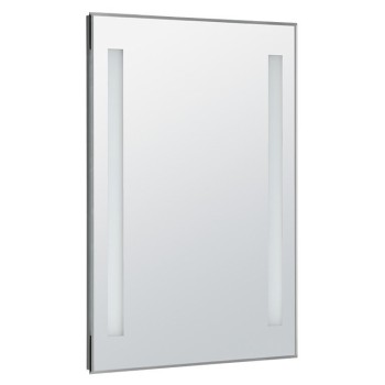 Vannas istabas spogulis Aqualine ar LED apgaismojumu 50x70 cm, hromēts  ATH5