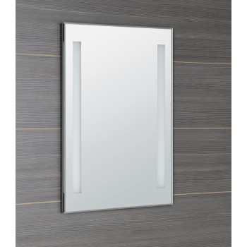 Vannas istabas spogulis Aqualine ar LED apgaismojumu 50x70 cm, hromēts  ATH5