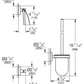 Grohe Essentials priedų rinkinys, Supersteel 40407DC1