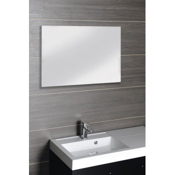 Vannas istabas spogulis Aqualine ar LED apgaismojumu 120x80 cm, pulēts 22500