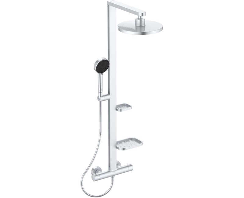 Душевая система Ideal Standard Ceratherm ALU с термостатом Silver BD583SI