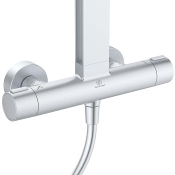 Dušas sistēma Ideal Standard Ceratherm ALU ar Termostatu Silver BD583SI