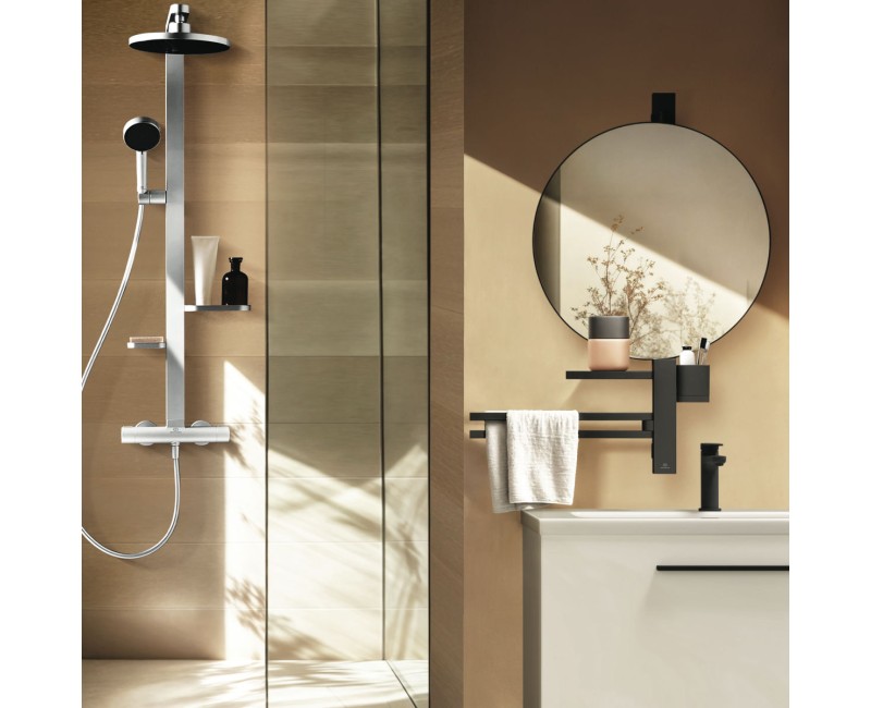 Душевая система Ideal Standard Ceratherm ALU с термостатом Silver BD583SI