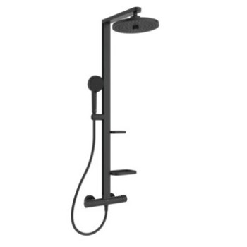 Dušas sistēma Ideal Standard Ceratherm ALU ar Termostatu Melna matēts BD583XG