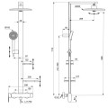 Душевая система Ideal Standard Ceraflow ALU+ Silver BD584SI