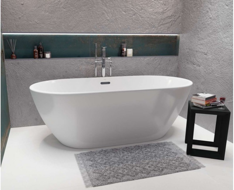 Laisvai stovinti vonia Kielle Idolio 170x75cm, akrilo, balta 11324430