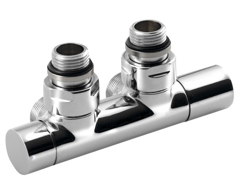 Savienojumu komplekts SAPHO TWIN dvieļu žāvētājam / radiatoram, Hromēts CP401S
