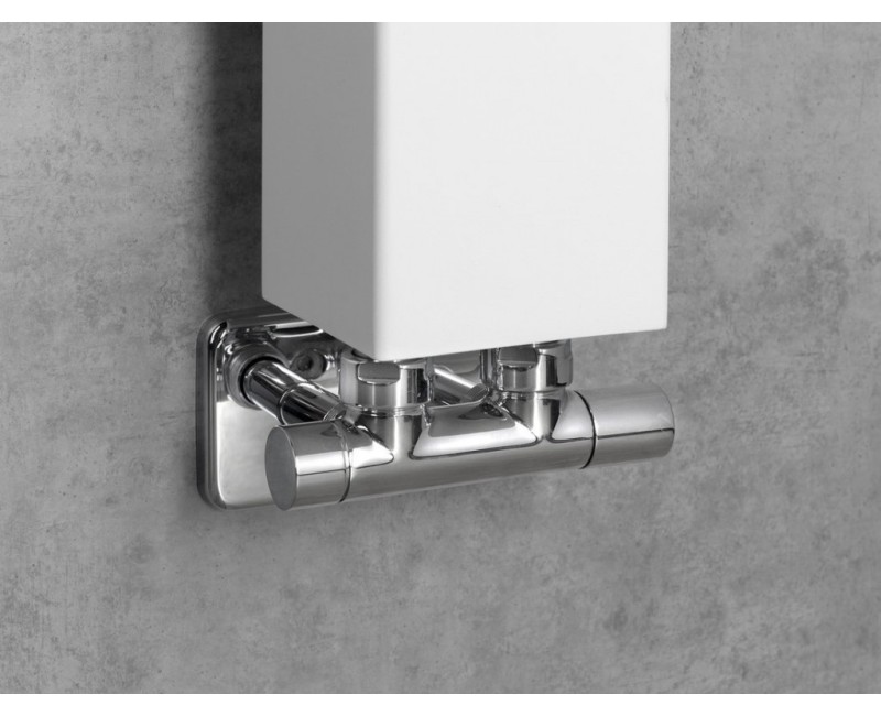 Savienojumu komplekts SAPHO TWIN dvieļu žāvētājam / radiatoram, Hromēts CP401S