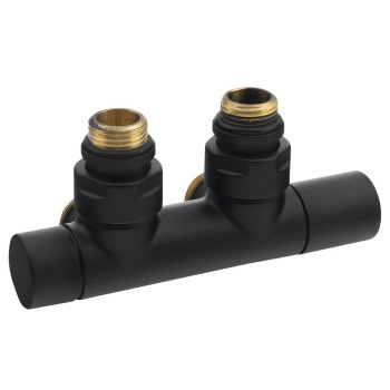 Savienojumu komplekts SAPHO TWIN BLACK matēti melns CP4101BS