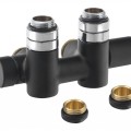 Jungčių rinkinys SAPHO TWIN COMBI dešinysis, juodas matinio CP461BS