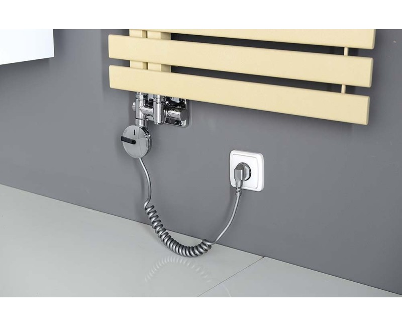 Savienojumu komplekts SAPHO TWIN dvieļu žāvētājam / radiatoram, Hromēts CP401S