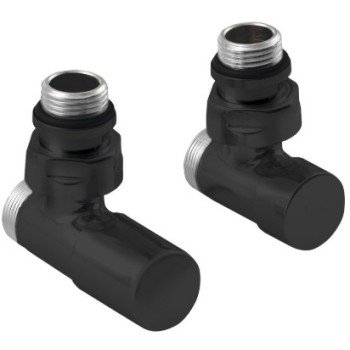 Комплект для подключения Sapho Compact, угловой матово-черный CP5115BS