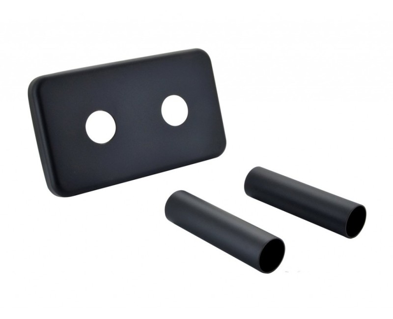 Radiatoru savienojumu komplekts Sapho TWIN Melna Matēta CP7135B