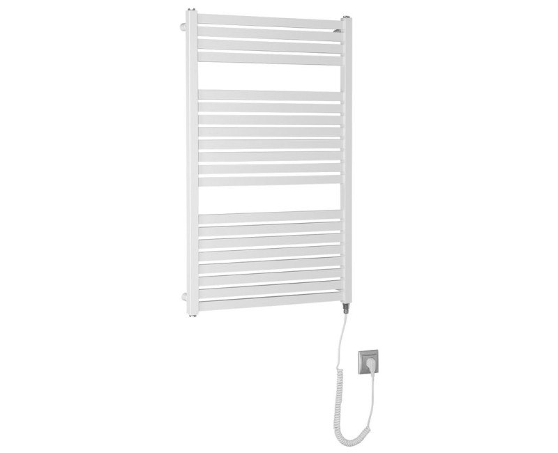 Dvieļu žāvētājs / Radiators AQUALINE Tondi-E elektriskais 60x97cm, 400W, balts  DE460T