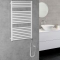 Dvieļu žāvētājs / Radiators AQUALINE Tondi-E elektriskais 60x97cm, 400W, balts  DE460T