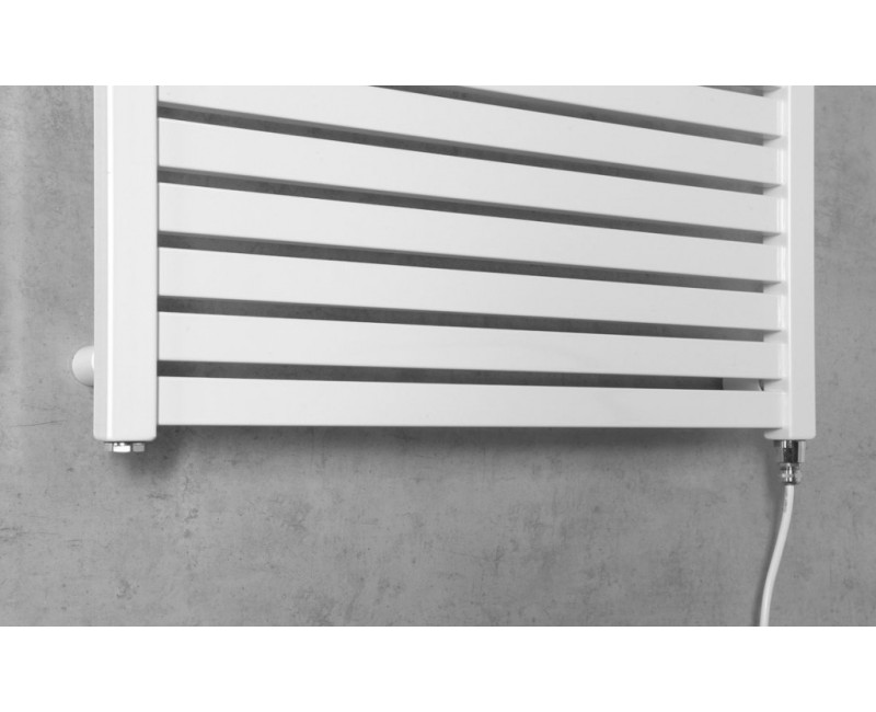 Dvieļu žāvētājs / Radiators AQUALINE Tondi-E elektriskais 60x97cm, 400W, balts  DE460T