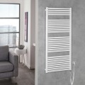 Dvieļu žāvētājs / Radiators AQUALINE Tondi-E elektriskais 60x133cm, 600W, balts  DE480T