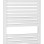 Dvieļu žāvētājs / Radiators AQUALINE Tondi 45x97cm balts  DT450T